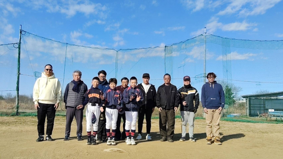 グラウンドお清め